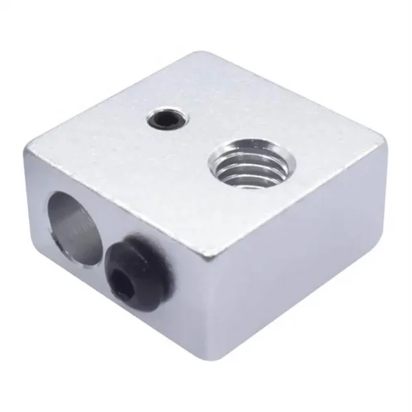 3D Yazıcı MK8 Isıtıcı Blok Baskı Kafası 20x20x10mm Alüminyum Blok