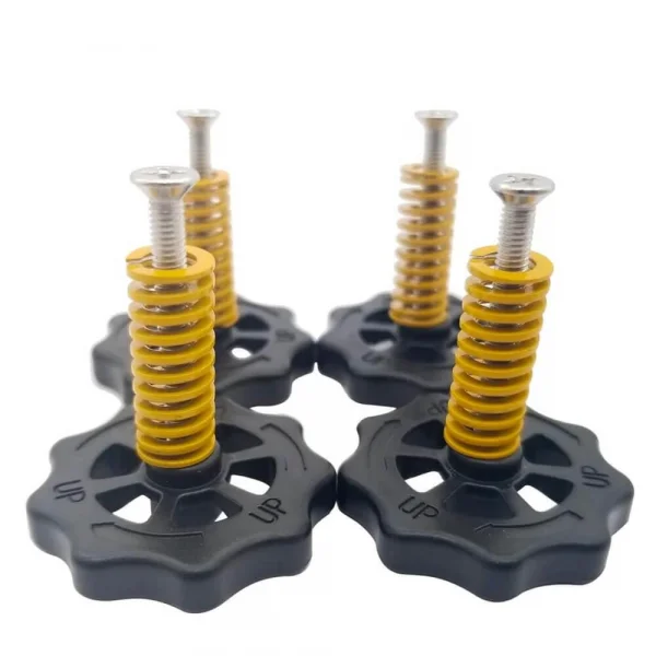 3D Yazıcı Sıcak Yatak Tesviye Somun Kiti M4*59.1*42mm CR10 Büyük Boy Vidalı Somun