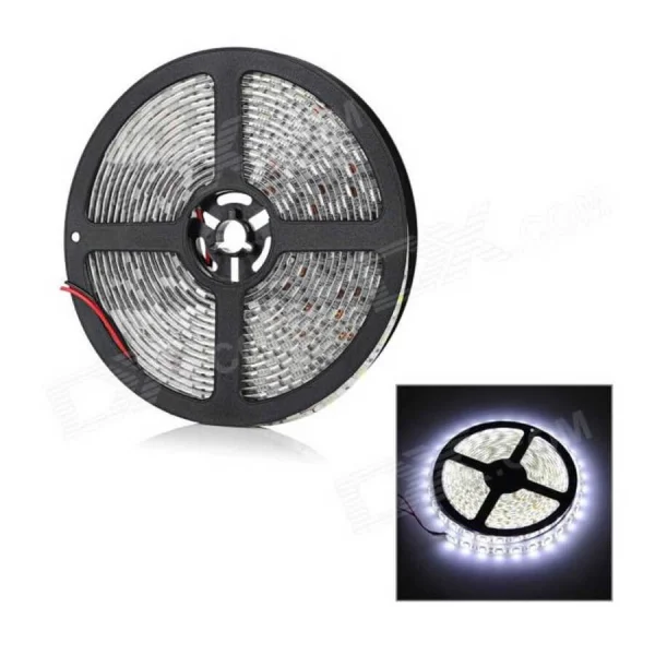 5M Metre 5050 3 Çipli Silikonsuz İç Mekan Şerit Led 300 Led Beyaz