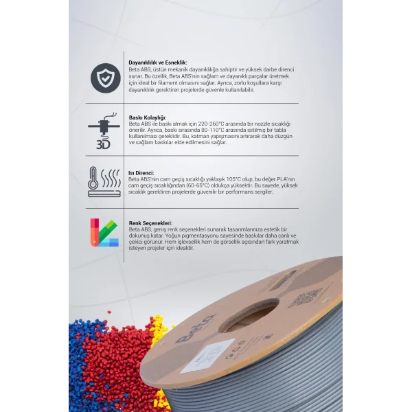 Beta ABS+ Filament 800 Gr