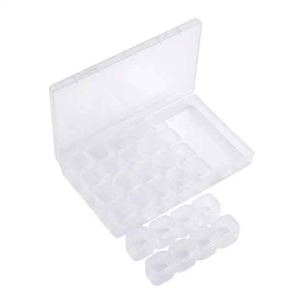 1 Adet 28 Bölmeli Küçük Saklama Kutusu