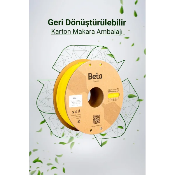 Beta PLA+ Filament Cyber Sarı