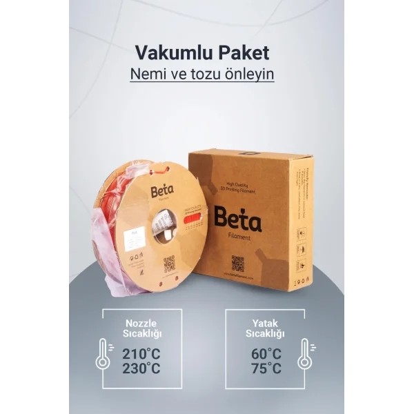Beta PLA High-Speed Filament Kırmızı