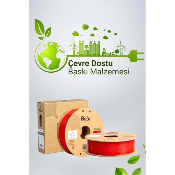 Beta PLA High-Speed Filament Kırmızı