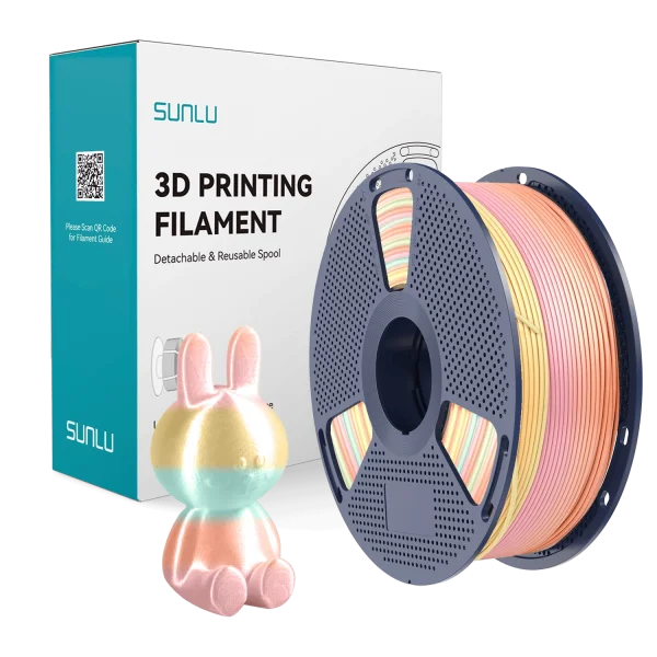 Sunlu Silk Rainbow PLA Filament