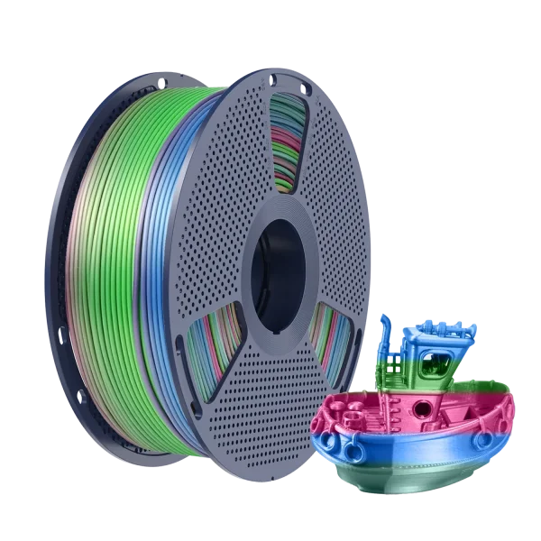 Sunlu Silk Rainbow PLA Filament