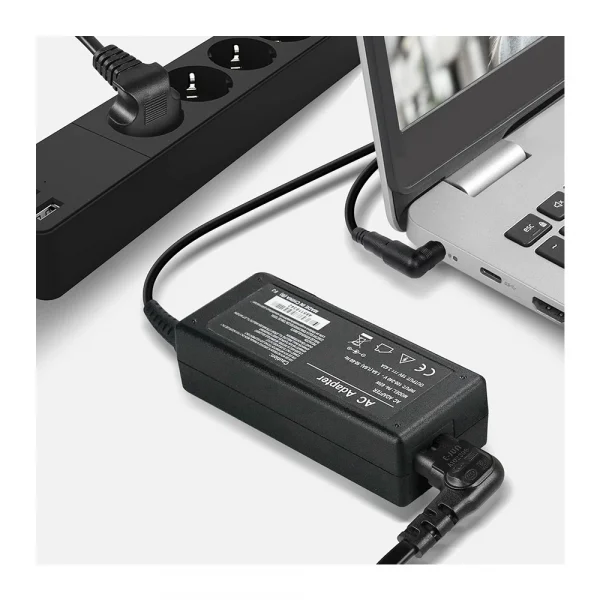90 Derece L Uç Fiş 2 Pin Power Güç Kablosu - 1.5m