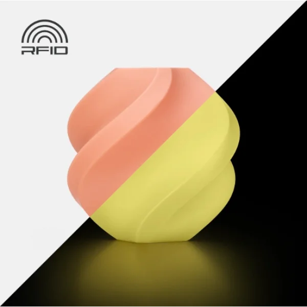 Bambu PLA Glow - Glow Orange