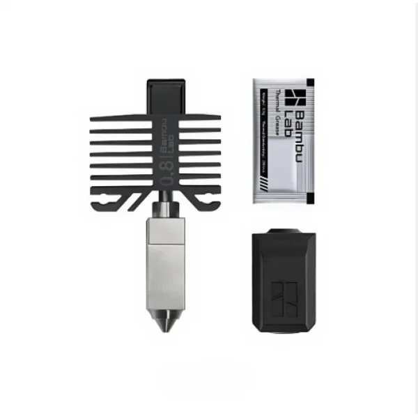 BambuLab hotend ass with hard. nozzle 0.8