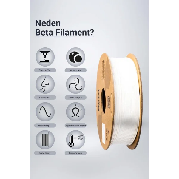 Beta PLA+ Filament Cyber Sarı