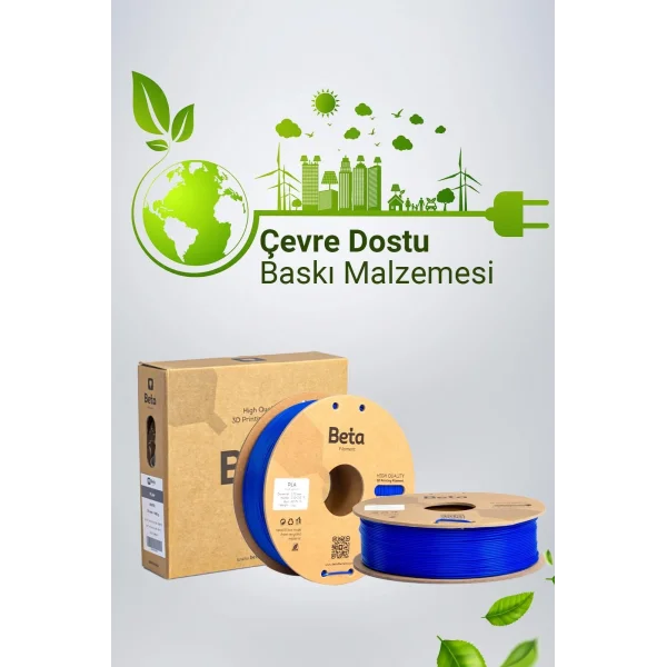 Beta PLA High-Speed Filament Koyu Mavi