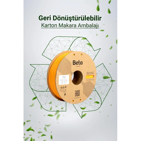 Beta PLA High-Speed Filament Turuncu