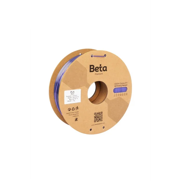 Beta PLA-Magic Silk Filament - (Siyah-Mor)