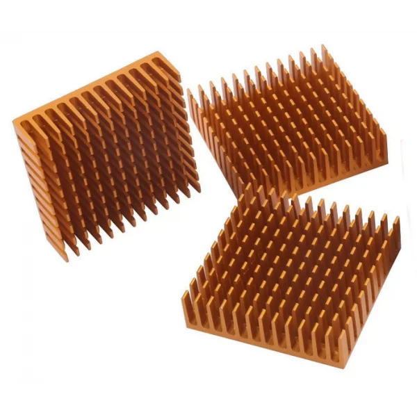 Chipset Cpu Gpu Vga Ram Led Aliminyum Pasif Soğutucu Bakır 35 x 35 x 10 MM