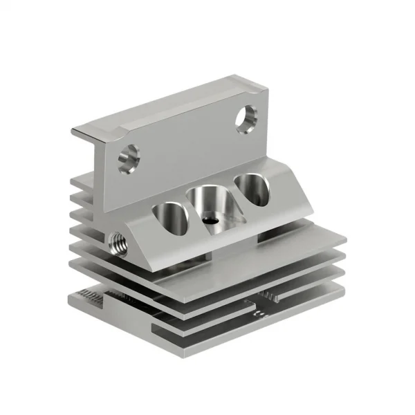 Creality K1C-K1-K1 Max Extruder Alüminyum Soğutucu Blok Heatsink - Unicorn Nozzle Uyumlu Yeni Versiyon