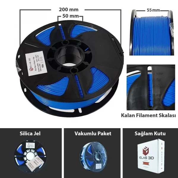 Elas PETG Filament - Mavi
