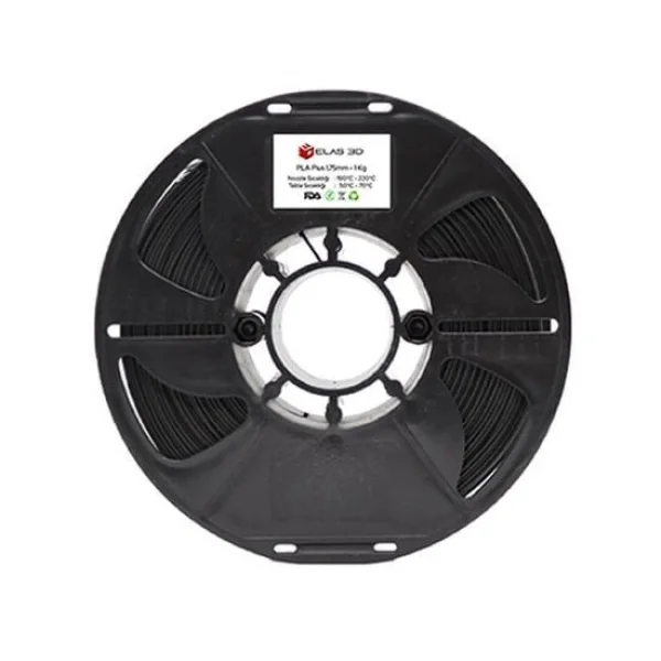 Elas PLA Plus Filament - Siyah