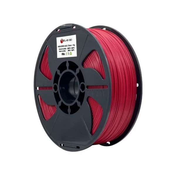 Elas 3D Kırmızı High Speed ABS 1.75mm 1kg