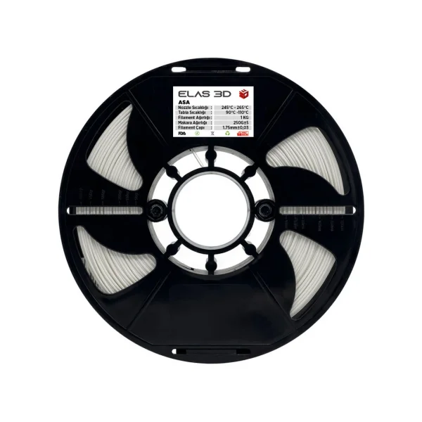 Elas ASA Filament - Beyaz