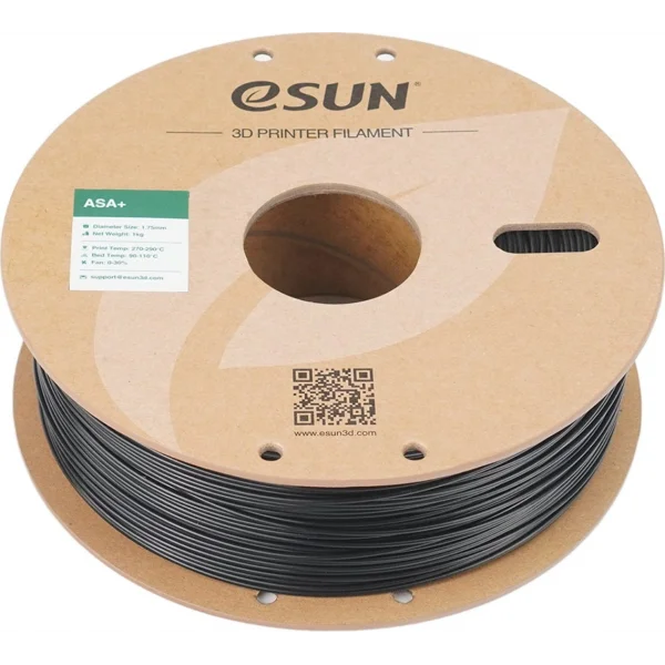 Esun ASA+ Filament 1.75 MM 1 KG Siyah