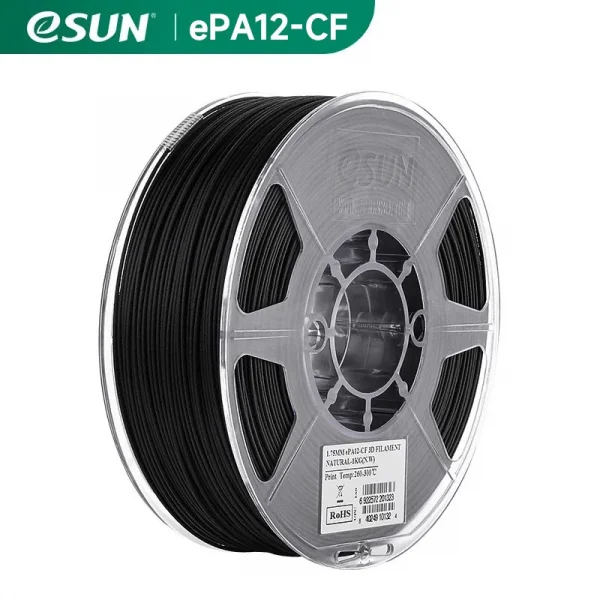 eSUN PA12-CF 1.75mm 3D Filament 1KG