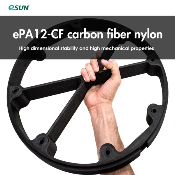 eSUN PA12-CF 1.75mm 3D Filament 1KG