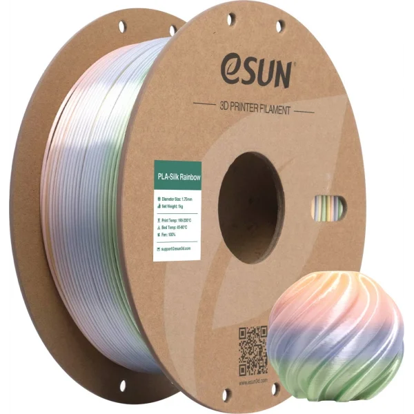 Esun PLA-Silk Filament - Rainbow Huaguo Mountain