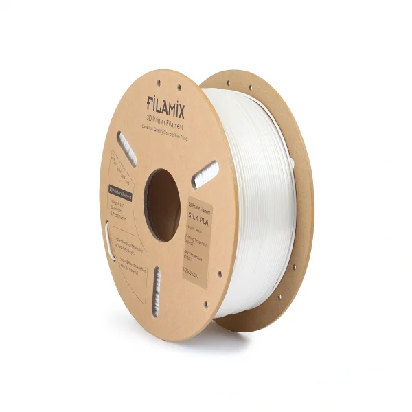 Filamix Silk PLA Filament - Beyaz