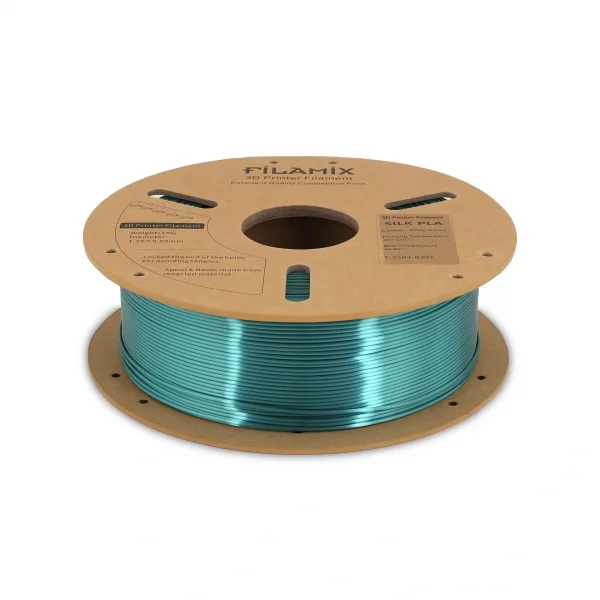 Filamix Silk PLA Filament - Holly Green