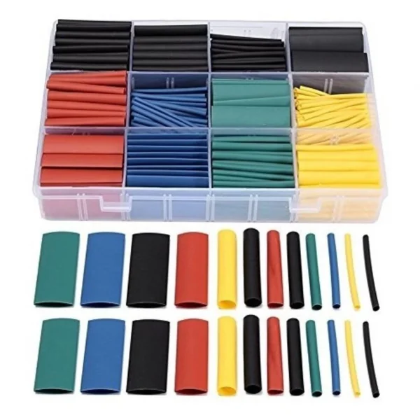 Isı ile Daralan Boru Shrink Makaron Kablo Yalıtım - 580 Adet 16 Boy