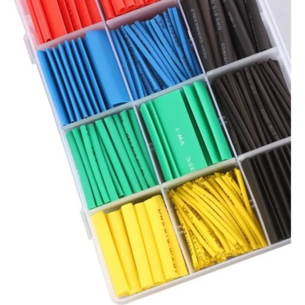 Isı ile Daralan Boru Shrink Makaron Kablo Yalıtım - 580 Adet 16 Boy