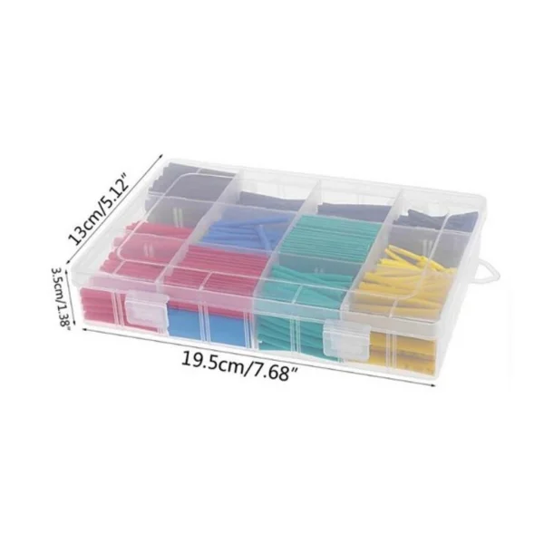 Isı ile Daralan Boru Shrink Makaron Kablo Yalıtım - 580 Adet 16 Boy