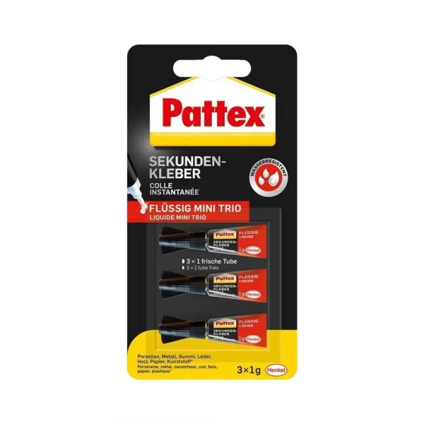 Pattex 3x1 gr Süper Japon Yapıştırıcı