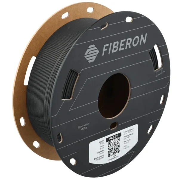 Polymaker Fiberon PA6-CF20 Filament Siyah (0.5 KG)