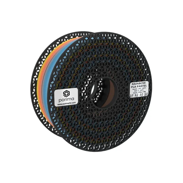 Porima Pastel PLA Filament - Rainbow