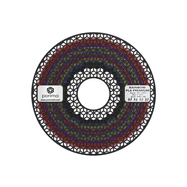 Porima PLA Premium Filament - Rainbow