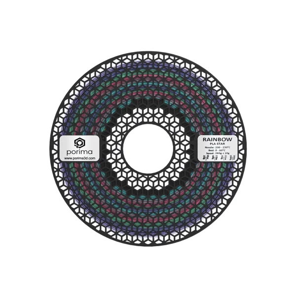 Porima PLA Star Filament - Rainbow