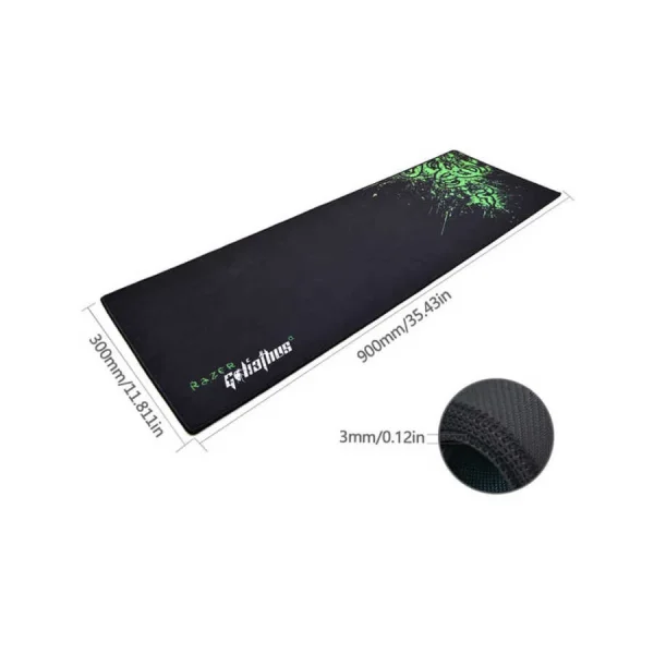 Razer Goliathus Gaming Oyuncu Mouse Pad - 90*30cm Büyük Boy Kaymaz Taban Mouse Ped Dikişli Su Tutmaz
