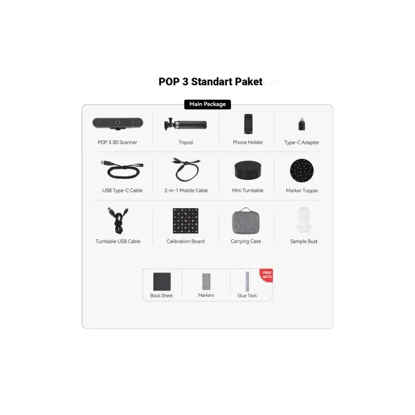 Revopoint 3D Scanner POP 3 Standard Edition