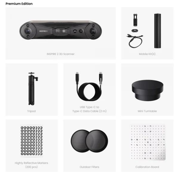 Revopoint Inspire 2 Premium Edition 3D Tarayıcı