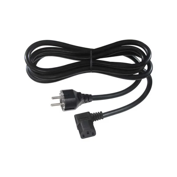 Standart C13 Power Kablo 1.8 Metre - Sol Açılı