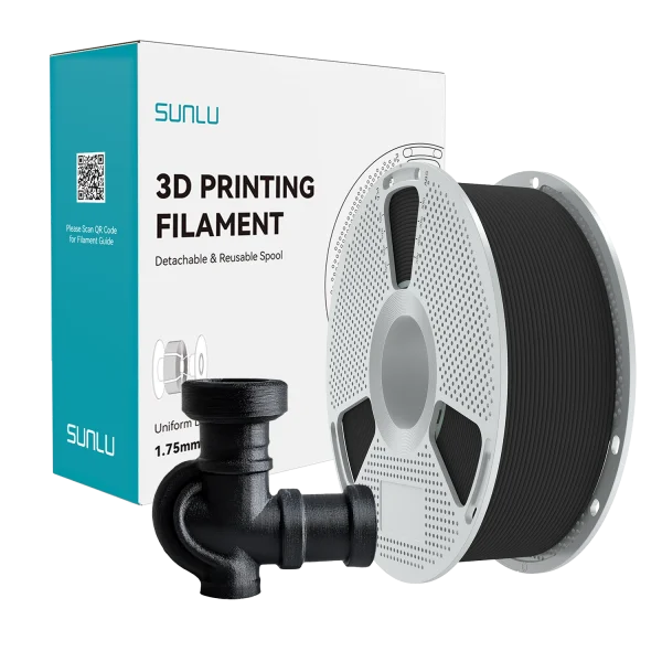 SUNLU PLA Carbon Fiber Filament Siyah