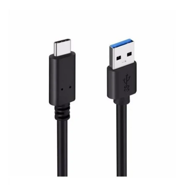 Type-C Usb Kablo 3.1 Hızlı Veri Aktarım Şarj Kablosu - Siyah - 1 Metre