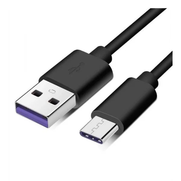 Type-C Usb Kablo 3.1 Hızlı Veri Aktarım Şarj Kablosu - Siyah - 1 Metre
