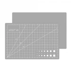 A5 Kesme Matı - Cutting Mat - Kesme Altlığı - Kesim Tablası - 22*15cm - Gri