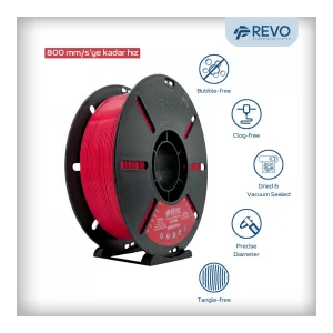 Revo Hyper Speed Pla Filament - Kırmızı