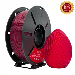 Revo Hyper Speed Pla Filament - Şeffaf Kırmızı