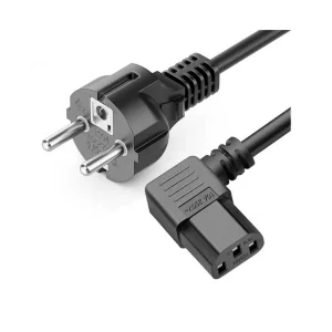 Standart C13 Power Kablo 1.8 Metre - Sol Açılı