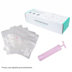 Sunlu Filament Saklama Poşeti ve Vakum Pompası - 8 Poşet