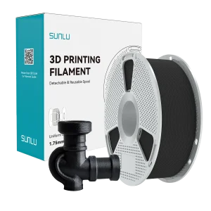 SUNLU PLA Carbon Fiber Filament Siyah